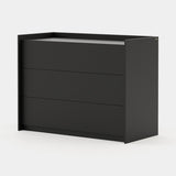 Laskasas Endy Chest of Drawers in Black Lacquer Matte