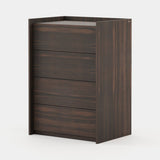 Laskasas Endy Tallboy in Smoked Eucalyptus Veneer Matte