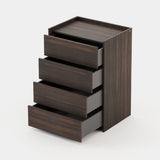 Laskasas Endy Tallboy in Smoked Eucalyptus Veneer Matte, fourth view