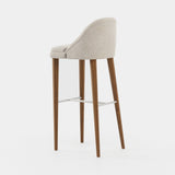Laskasas Estoril Bar Stool in Xangai Sand weave, fourth view