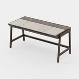 Laskasas Gatsby Desk in Smoked Eucalyptus Veneer Matte, third view