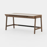 Laskasas Gatsby Desk in Walnut Veneer Matte