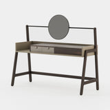 Laskasas Hamlet Dressing Table in Smoked Eucalyptus Veneer Matte