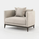 Laskasas Harold Armchair in Xangai Sand weave