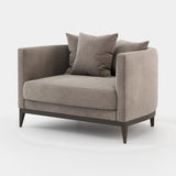 Laskasas Harold Armchair in Xangai Taupe weave