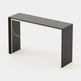 Laskasas Jill Console in Black Lacquer Matte, third view
