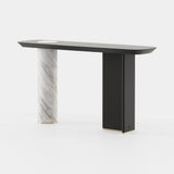 Laskasas Kahlo Console in Black Lacquer Matte