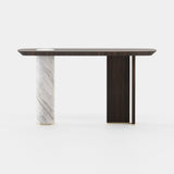 Laskasas Kahlo Console in Smoked Eucalyptus Veneer Matte, second view