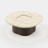 Laskasas Lao Coffee Table in Smoked Eucalyptus Veneer Matte, third view