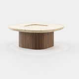 Laskasas Lao Coffee Table in Walnut Veneer Matte
