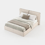 Laskasas Larissa Bed in Xangai White weave, fourth view
