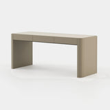 Laskasas Larson Desk in Beige Grey Lacquer Matte