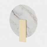 Laskasas Lord Wall Lamp in Carrara Polished Marble