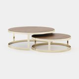 Laskasas Lua Coffee Table in Walnut Veneer Matte