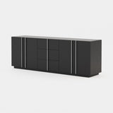 Laskasas Macau Sideboard in Black Lacquer Matte