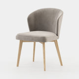 Laskasas Nelly Chair in Vienna Khaki velvet