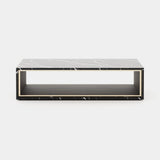 Laskasas Nilo Coffee Table in Nero Marquina Polished Marble, second view