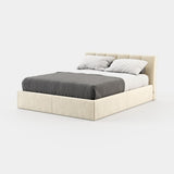 Laskasas Norma Bed in Vienna Cream velvet