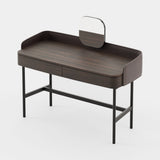 Laskasas Pema Dressing Table in Smoked Eucalyptus Veneer Matte, third view