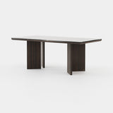 Laskasas Ponza Dining Table in Smoked Eucalyptus Veneer Matte