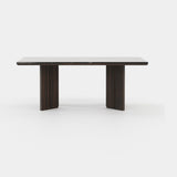 Laskasas Ponza Dining Table in Smoked Eucalyptus Veneer Matte, second view