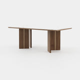 Laskasas Ponza Dining Table in Walnut Veneer Matte