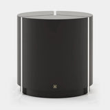 Laskasas Riga Side Table in Black Lacquer Matte