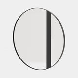 Laskasas Rod Mirror in Textured Black Iron