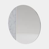 Laskasas Rosane Mirror in Carrara Ceramic