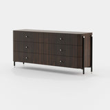 Laskasas Rosie Chest of Drawers in Smoked Eucalyptus Veneer Matte