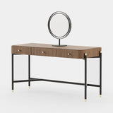 Laskasas Rosie Dressing Table in Walnut Veneer Matte