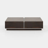 Laskasas Sila Coffee Table in Smoked Eucalyptus Veneer Matte, second view