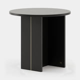 Laskasas Simi Side Table in Black Lacquer Matte
