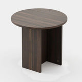 Laskasas Simi Side Table in Smoked Eucalyptus Veneer Matte, third view