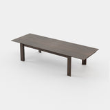 Laskasas Susan Dining Table in Smoked Eucalyptus Veneer Matte, fourth view