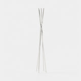Laskasas Twisted Coat Hanger in Polished Stainless Steel