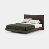 Laskasas Uso Bed in Smoked Eucalyptus Veneer Matte
