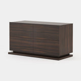 Laskasas Uso Chest of Drawers in Smoked Eucalyptus Veneer Matte