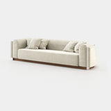 Laskasas Wellington Sofa in Vienna Cream velvet