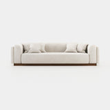 Laskasas Wellington Sofa in Xangai White weave, second view