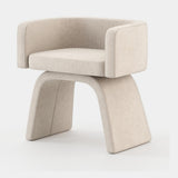 Laskasas Yasmin Accent Chair in Xangai White weave