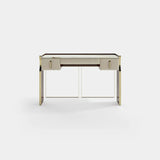 Lennox Leather Drawer Luxury Console Table, alternative angle