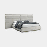Lennox Tailored Headboard Luxury Bed, Extended Headboard, 180 x 200cm Mattress (330cm wide)
