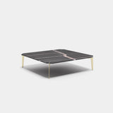 Linley Metal Leg Luxury Coffee Table, alternative angle