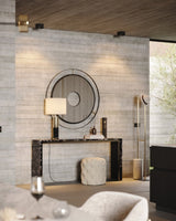 Laskasas Jill Console in Black Lacquer Matte, fourth view