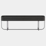 Stylish Club His Console, Matt Eucalyptus, Iron Wood or Ebony, Low