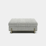 Margon Large Square Luxury Pouf, alternative angle