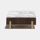 Margon Metal Inlay Luxury Coffee Table, alternative angle