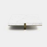 Margon Solid Marble Luxury Coffee Table, alternative angle