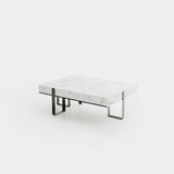 Margon Solid Marble Luxury Coffee Table, Rectangular (103cm)